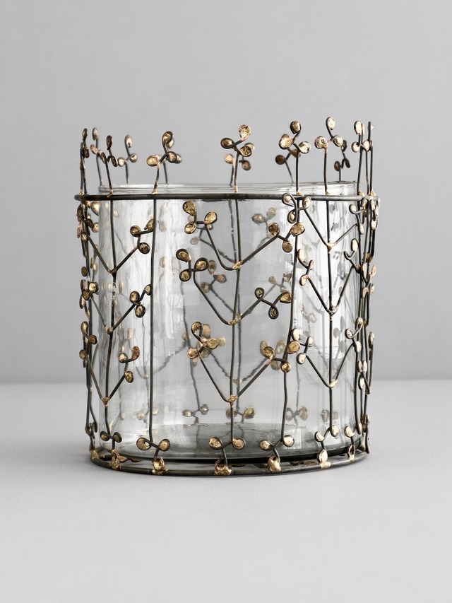 キャンドルホルダー ブロッサム L｜Blossom light candleholder Large Van Verre