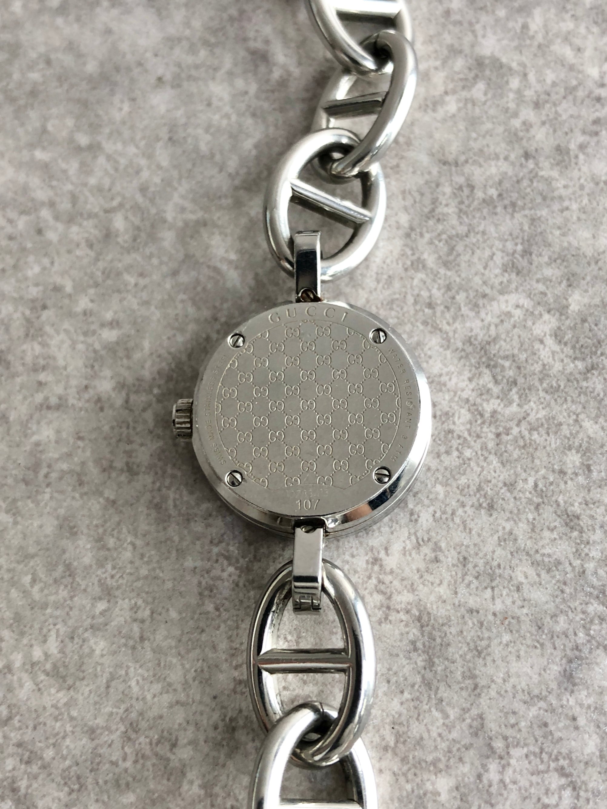 GUCCI グッチ 腕時計 シルバー ステンレススチール ブレスレットタイプ