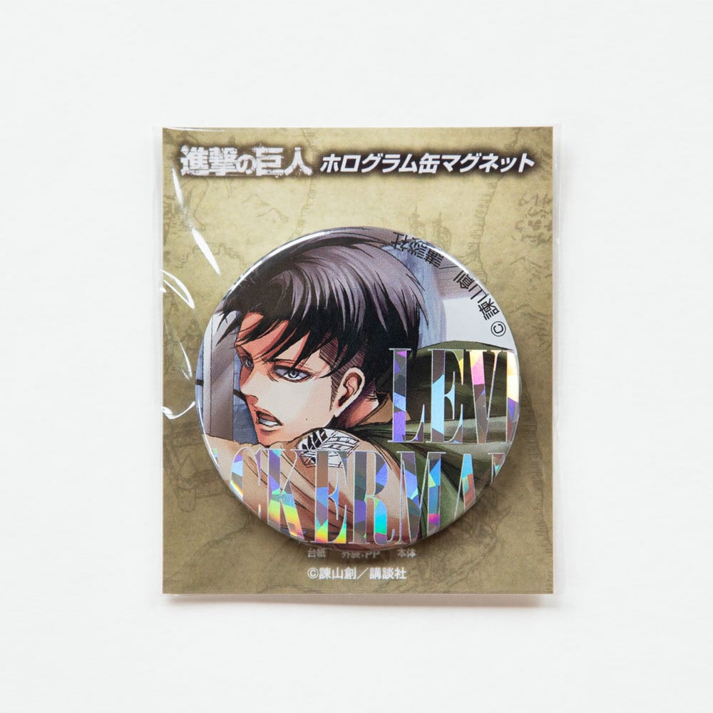 進撃の巨人　缶マグネット Print Edison