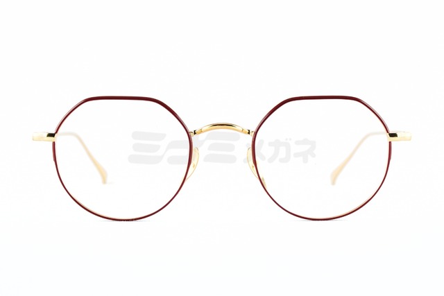 KameManNen メガネ KMN-5501 GD/RD クラウンパント クラシカル カメマンネン 鯖江 日本製 正規品-2枚目