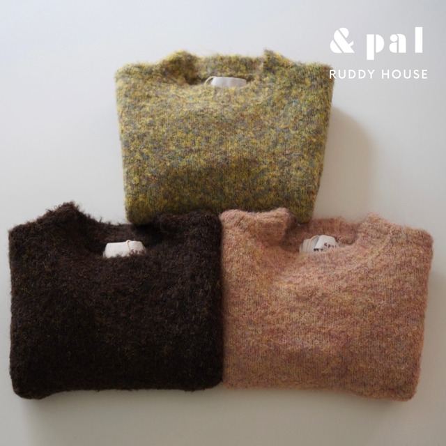 &pal / curl yarn knit pullover