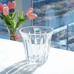 pleats glass cup 200ml / プリーツ ガラス コップ おうちカフェ 北欧 韓国インテリア雑貨
