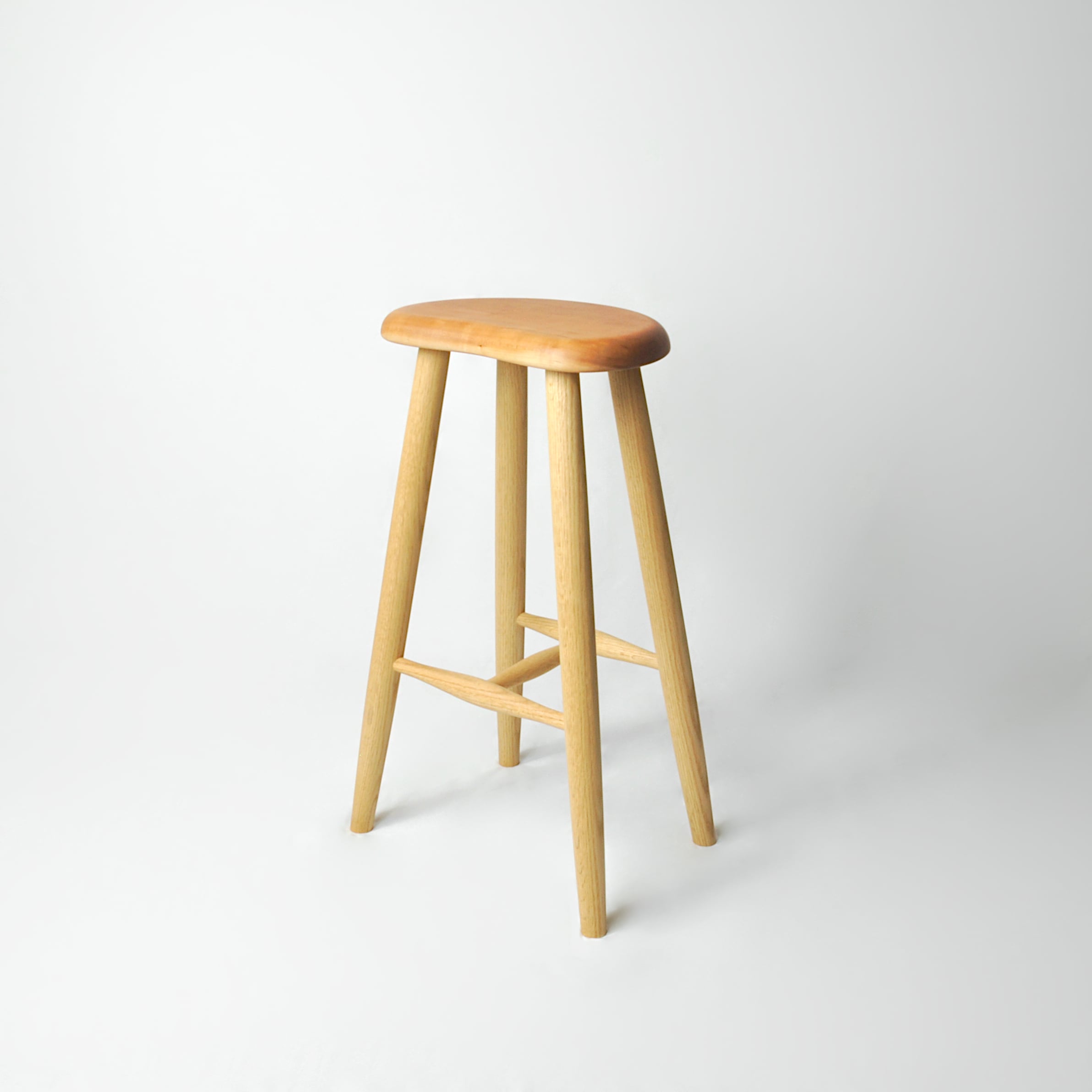 キッチンスツール ケンポナシ Kitchen stool - Japanese raisin tree