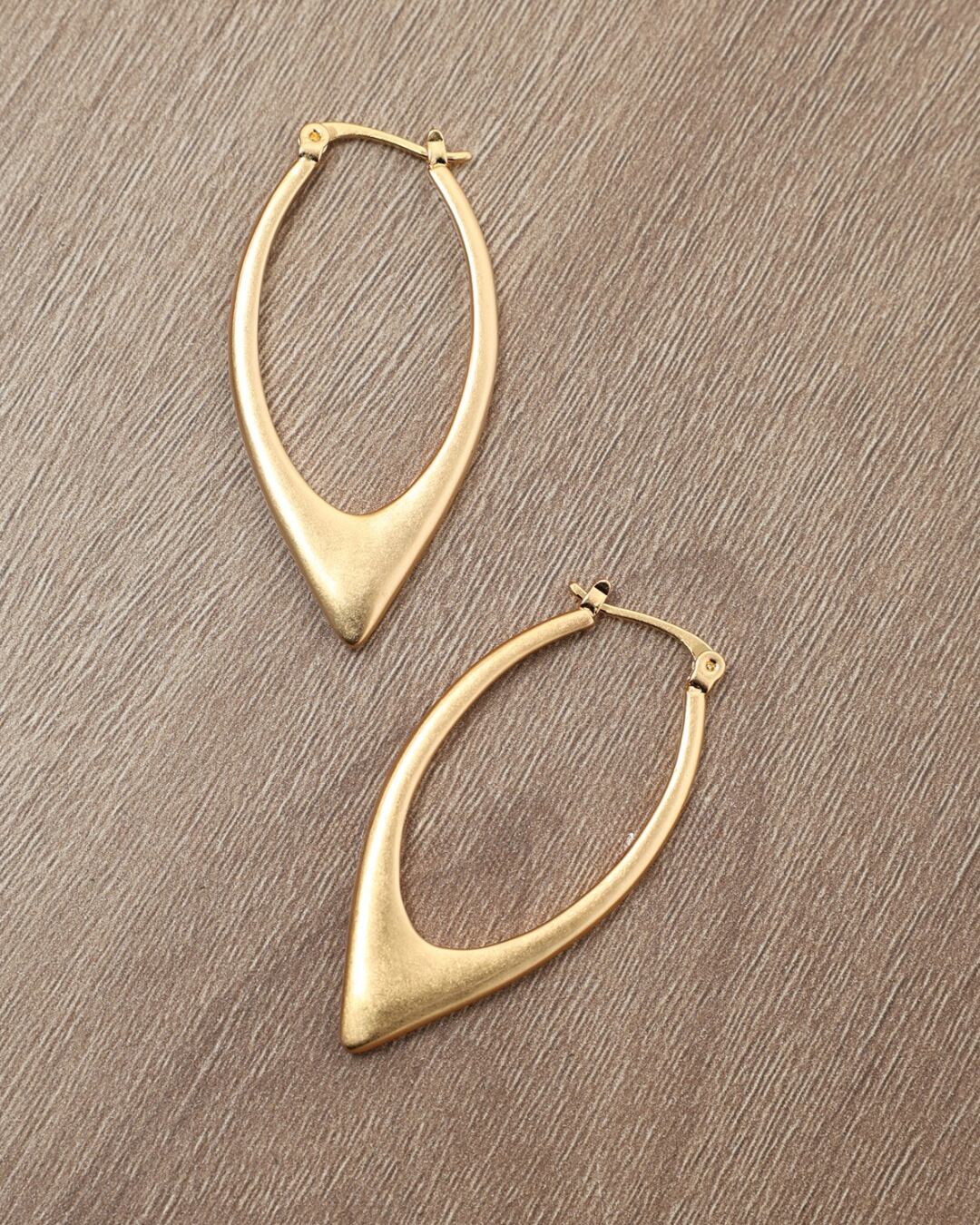 ドロップシルエットフープピアス G25100