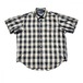 Vintage S/S Regular Collar Shirt [TOWN CRAFT] [1990s-] Mono Plaid XL