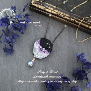 3way ブローチネックレス / Amethyst brooch necklace -アメジスト 3wayブローチネックレス-