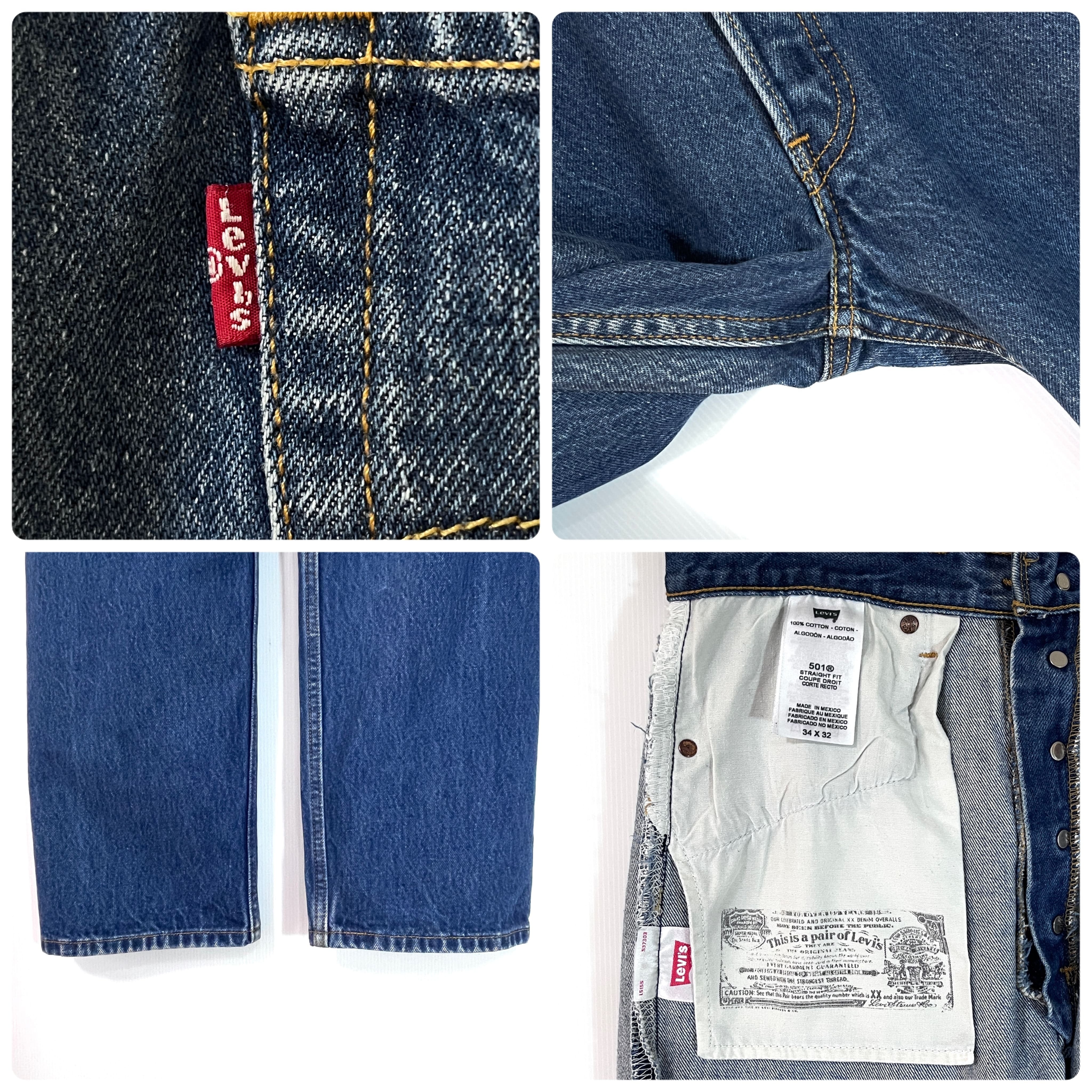 Levi's リーバイス 501 W34 L32 実寸W32 L29 インディゴブルー REGULAR Levi's リーバイス 501 W34 L32 実寸W32 L29 インディゴブルー REGULAR
