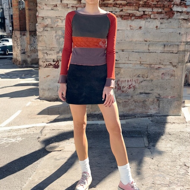 【LADIES】see-through short tops