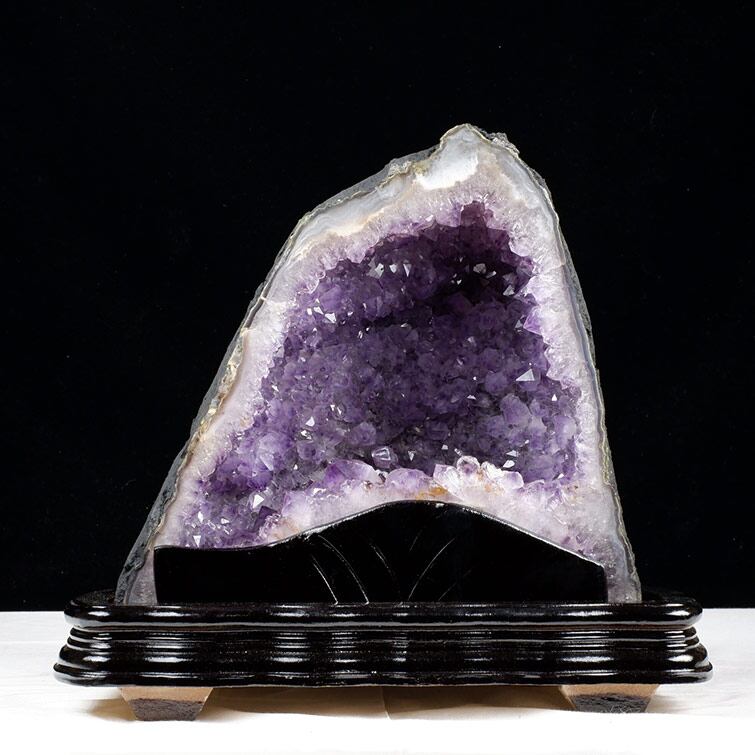 8.5Kg アメジスト ドーム ブラジル産 アメジストドーム アメジスト 原石 ジオード 台座付属 一点物 174-2117