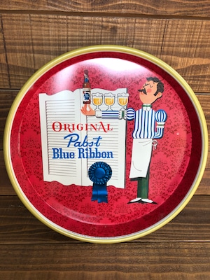 Pabst Blue Ribbon Tin Tray/パブスト ブルーリボン トレー ビール 70's ビンテージ