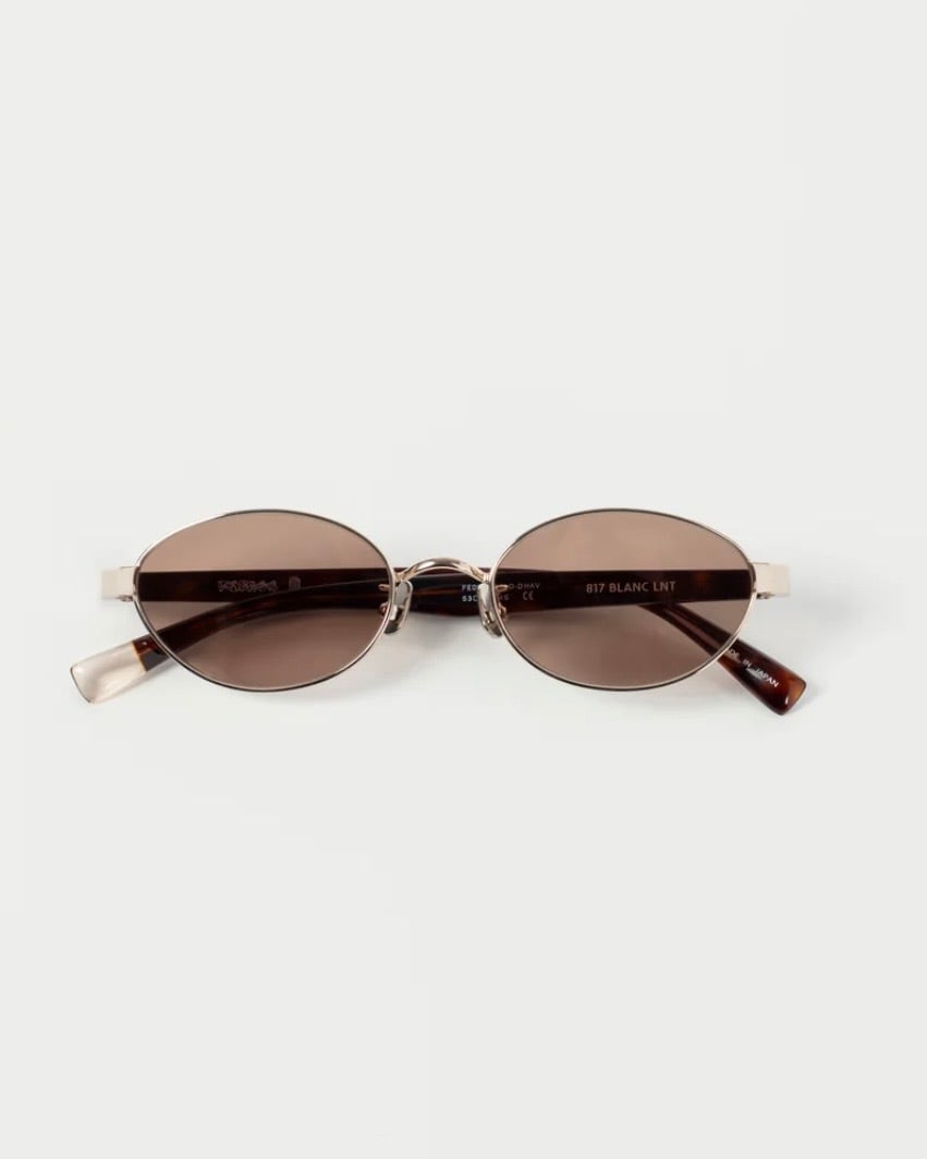 FETICO / × BLANC METAL OVAL SUNGLASSES | LA VILLA ROUGE