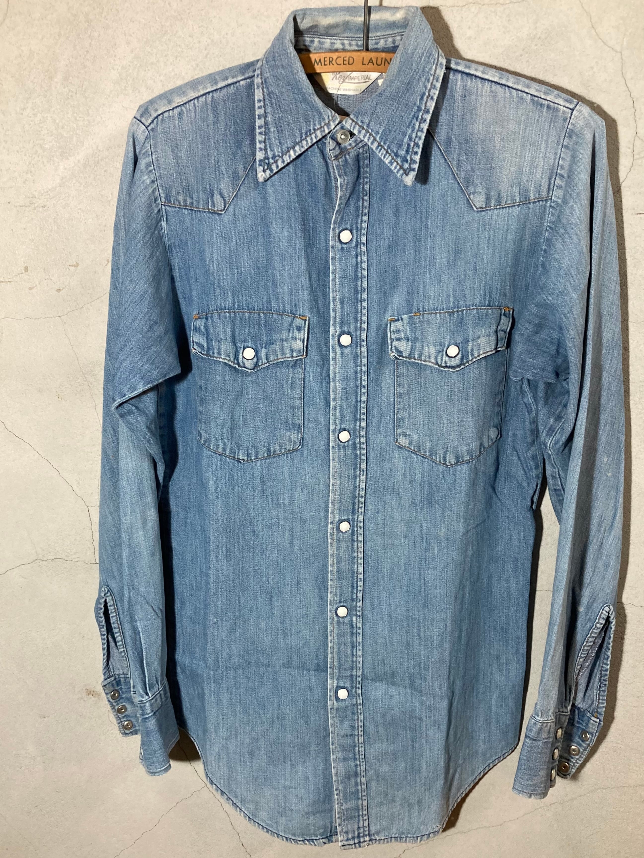 70s VINTAGE DENIME WESTERN SHIT (beady clothing)