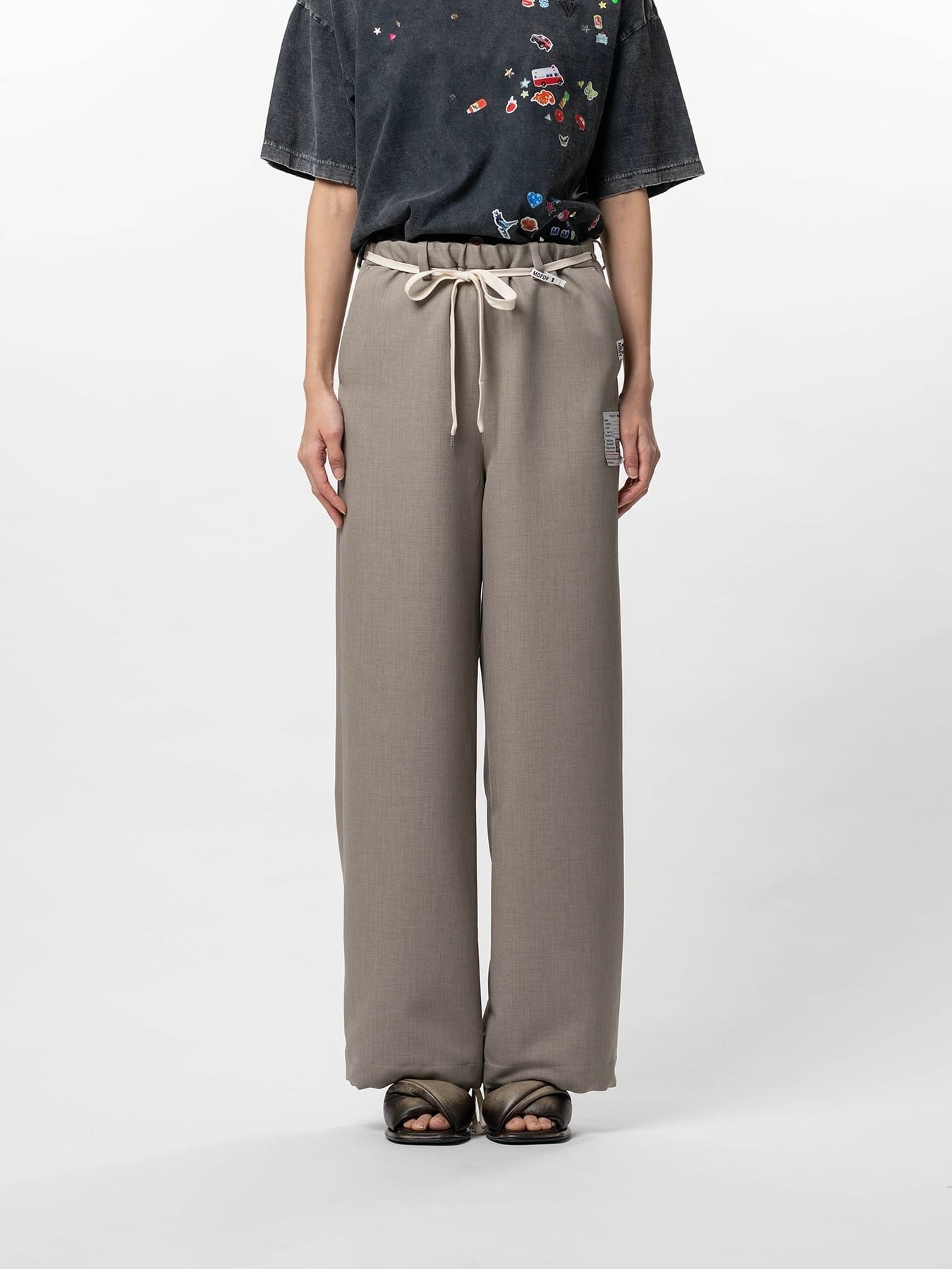 26SS】Maison MIHARA YASUHIRO ミハラヤスヒロ / Wool Like Easy Pants