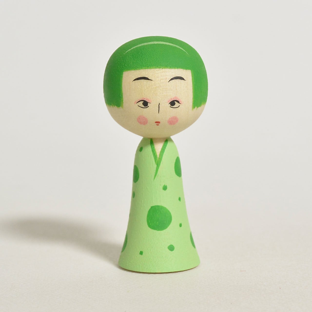 キャンディさんこけし 約2寸 約6cm 鈴木明 工人（作並系）#2339