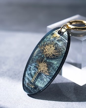 植物標本 key ring / ◼︎black