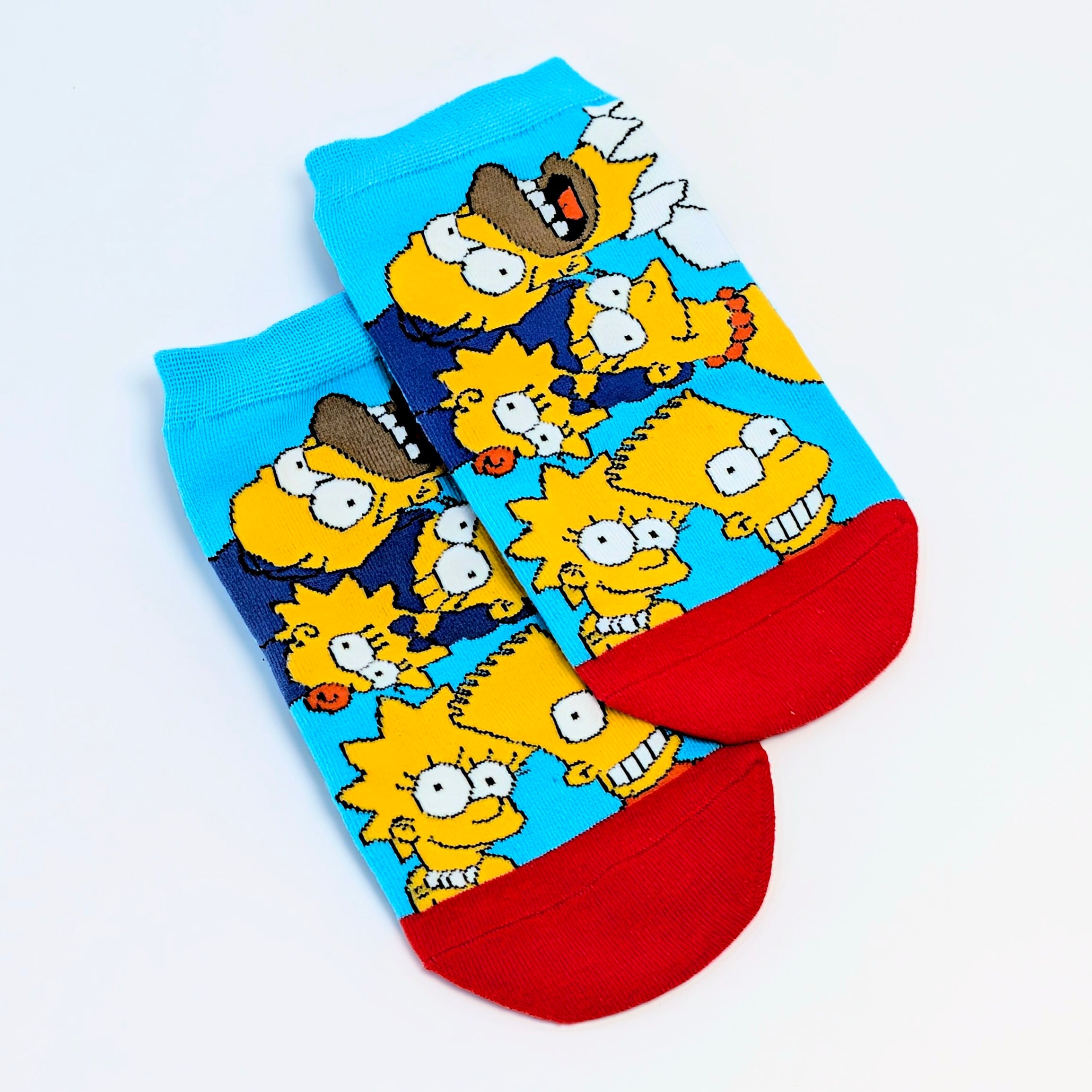 ✨️是非親子で♡✨️【 Ankle socks / アンクルソックス 】2Pペアセット『 The Simpsons / シンプソンズファミリー&マージ・シンプソン 』親子ペアソックス / レディース / キッズ / 靴下 / ショートソックス〚アメリカン雑貨 アメトイ〛