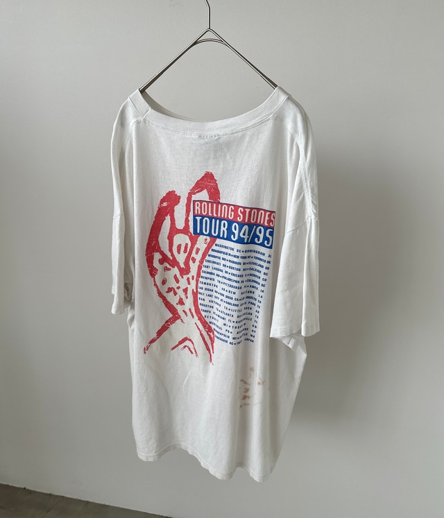 -ROLLING STONES- Vintage 90s AMERICAN FLAG LIP & TONGUE VOODOO LOUNGE TOUR 94/95 T-shirt