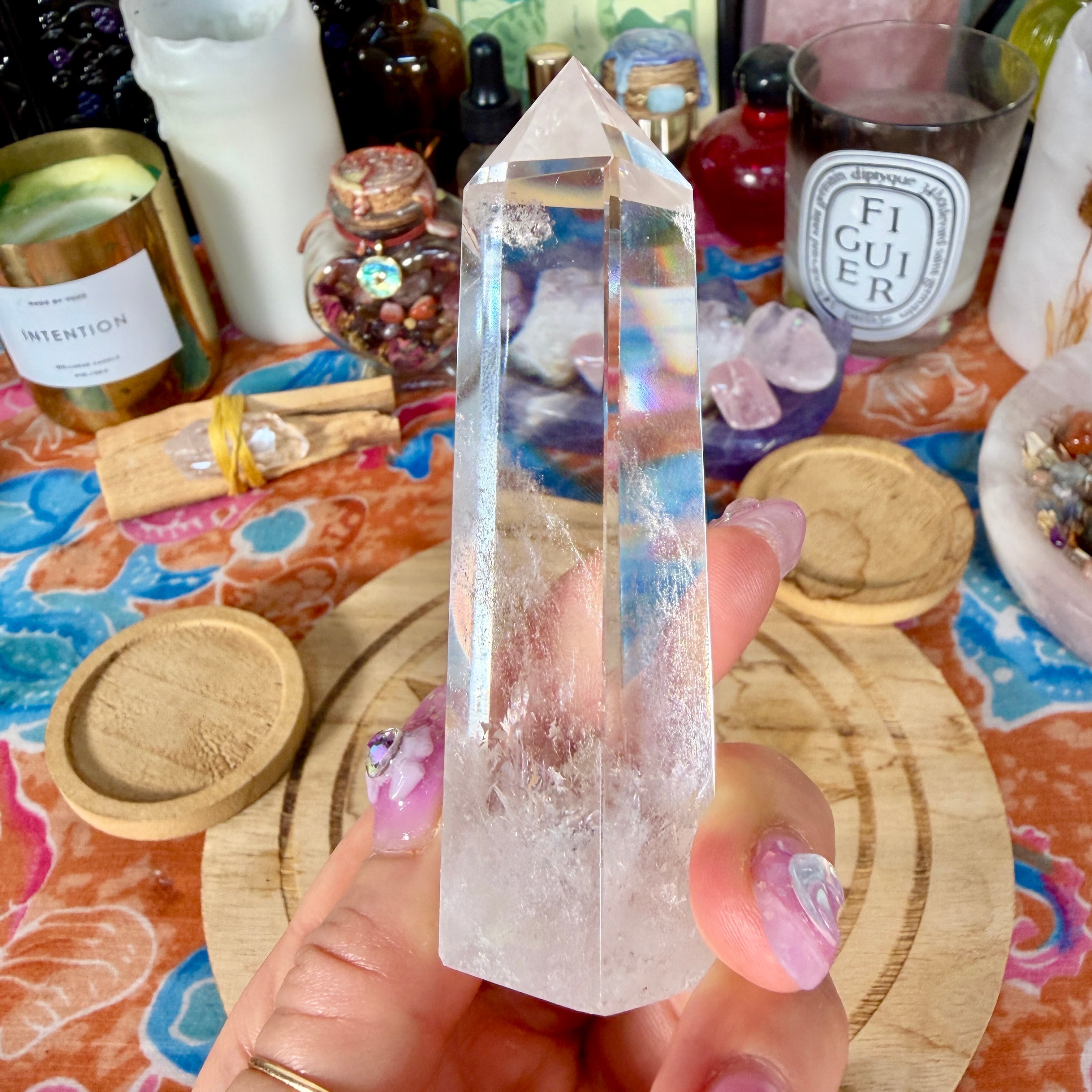 魔女の祭壇】 水晶 / クリアクォーツ の ポイントタワー A