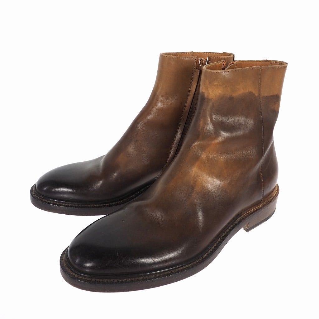 MAISON MARGIELA 4ステッチ ポインテッドトゥ レザーブーツ 36 Maison