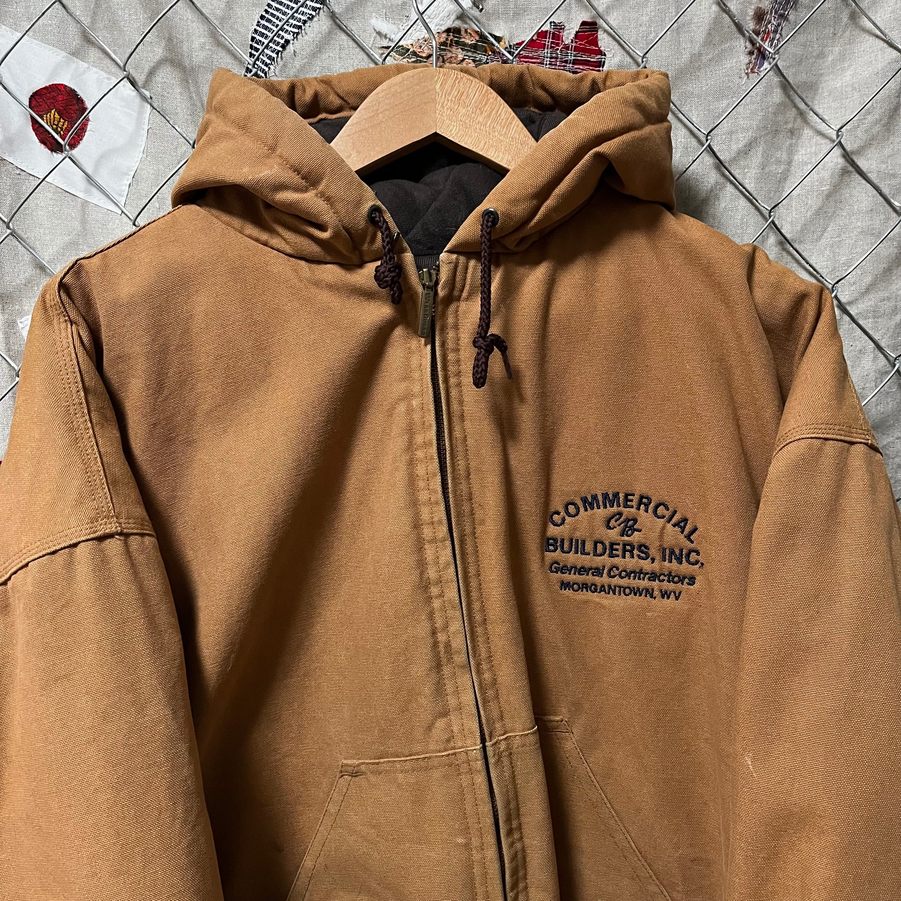 STEELGUARD ダックジャケット メンズ3L相当 茶 古着 メンズ レディース