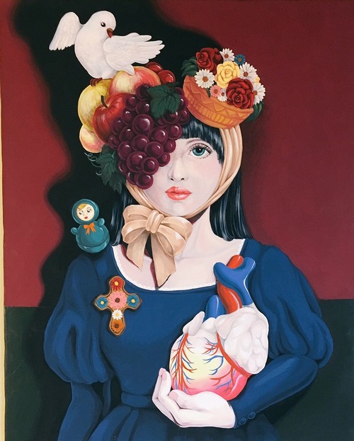 一点物・原画「大人になったシスターシャちゃん」