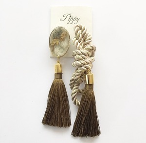 rope tassel pierce / earring