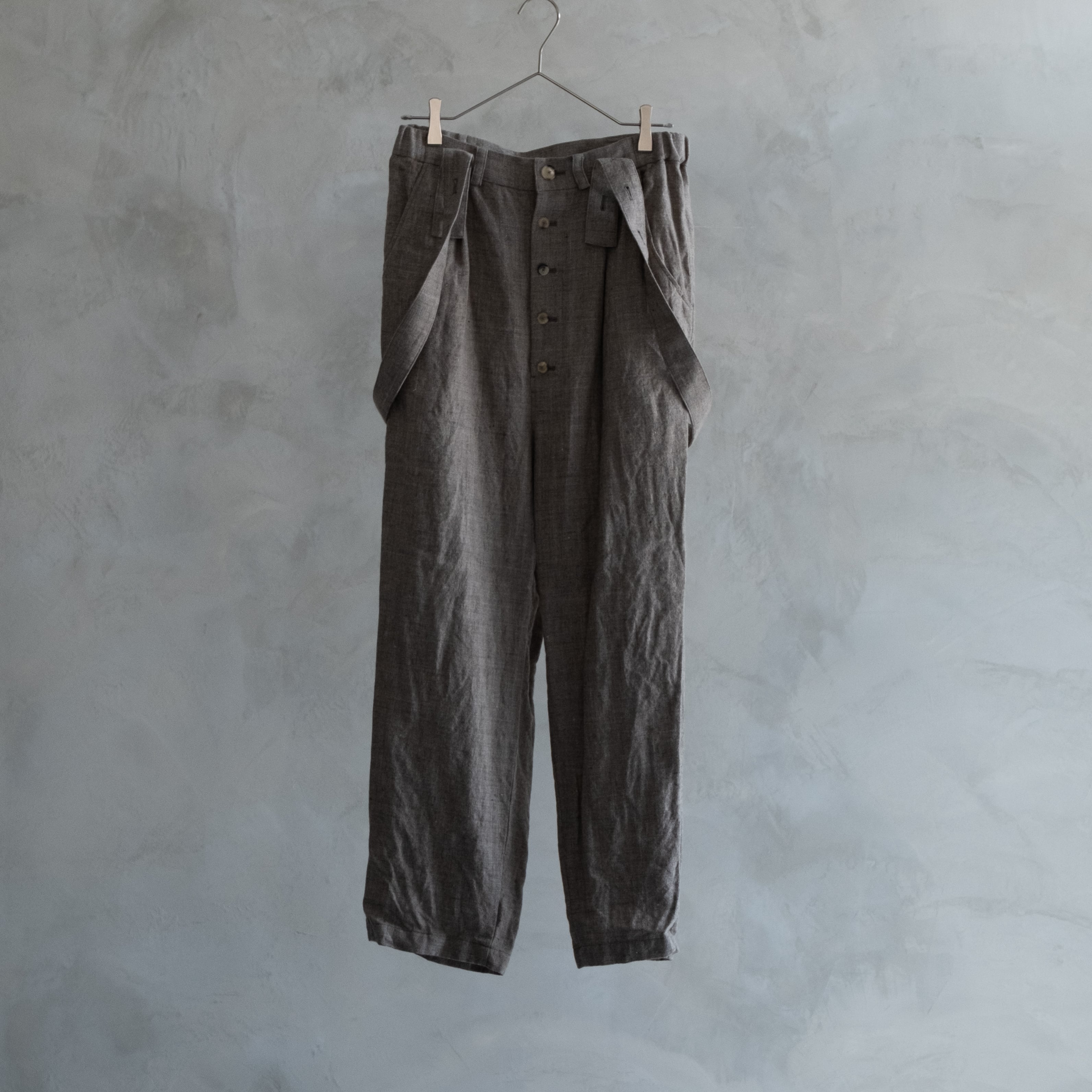 the last flower of the afternoon 路傍の月 suspender trousers(サスペンダートラウザーズ)