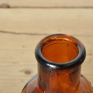 Amber Glass Bottle S【B】 / アンバー ガラス ボトル / 1911-0171-6B