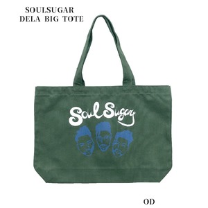 SOULSUGAR DEL BIG TOTE BAG:OD / ソウルシュガー・デラ・ビッグ・トート・バッグ：オリーブドラブ