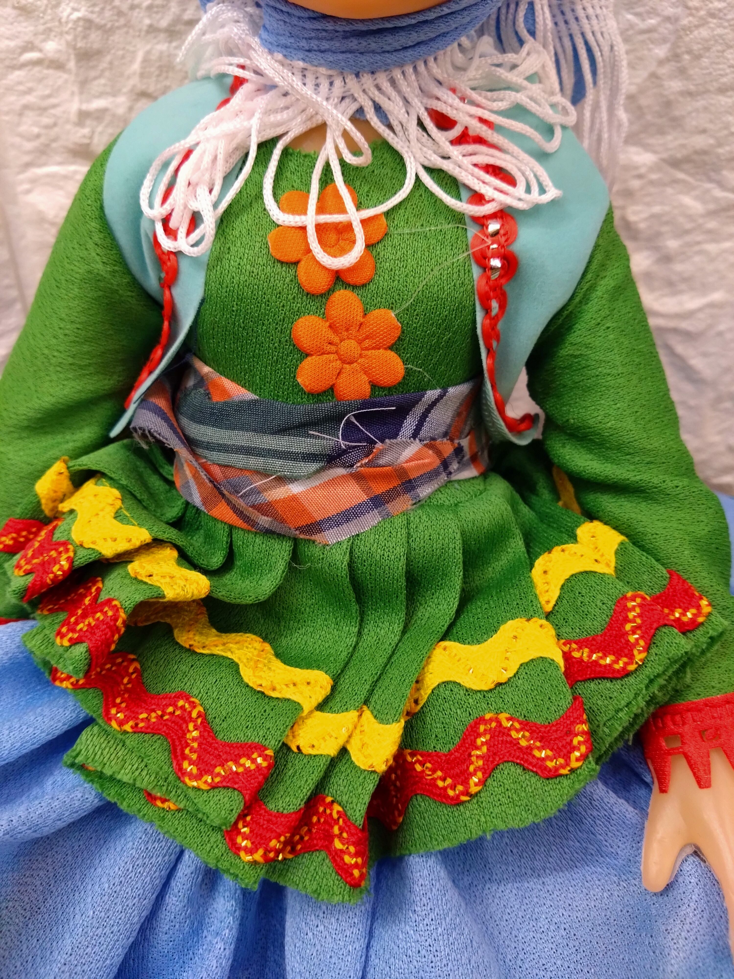 新商品】民族衣装のお人形 大【ブルー】 | zakurotokyo