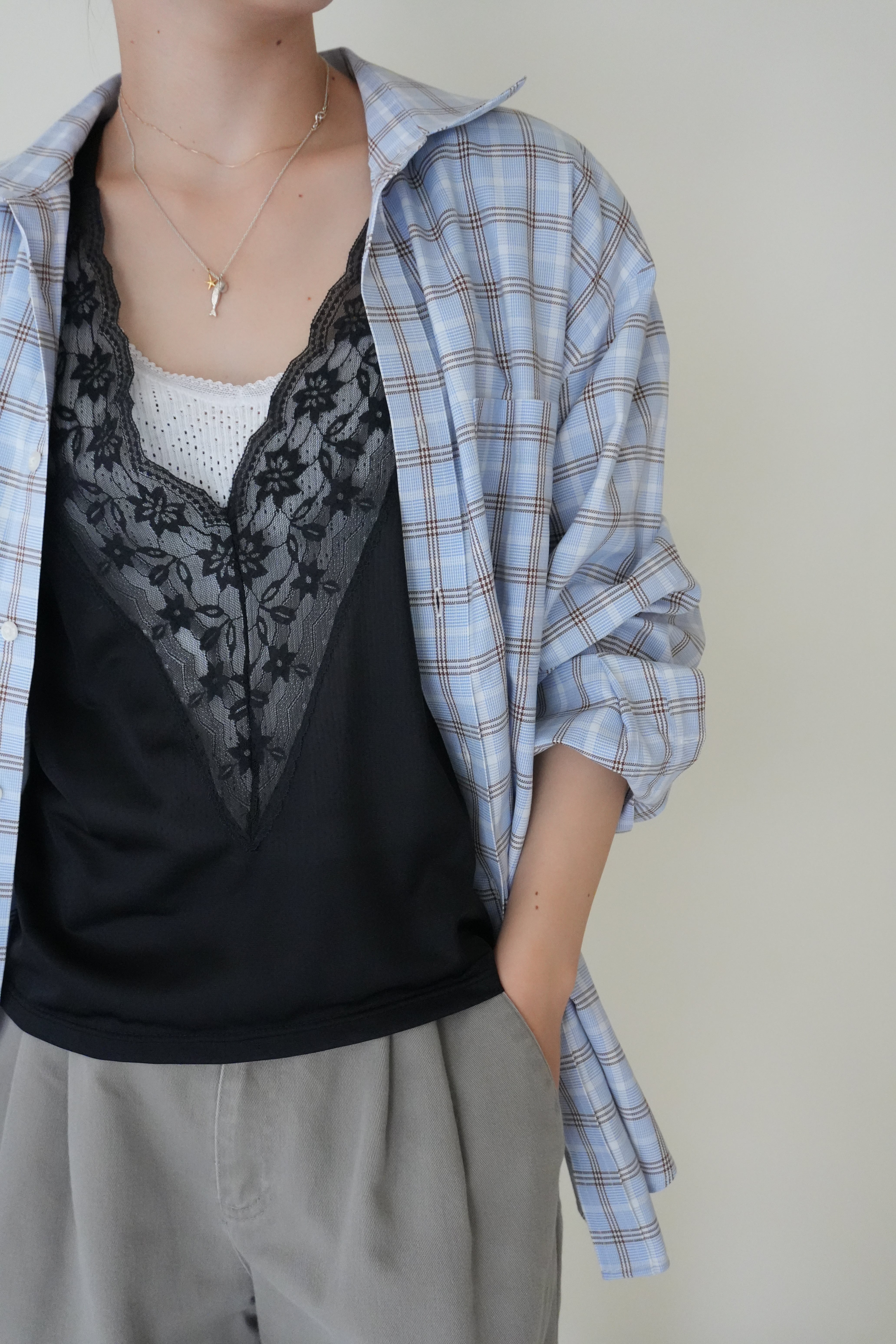used Check shirt