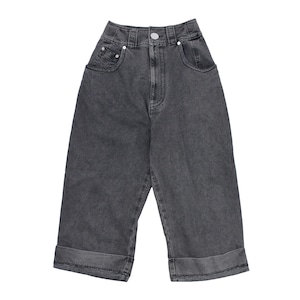 【VAQUERA】WOMENS BABY JEANS WOVEN(DARK BROWN)
