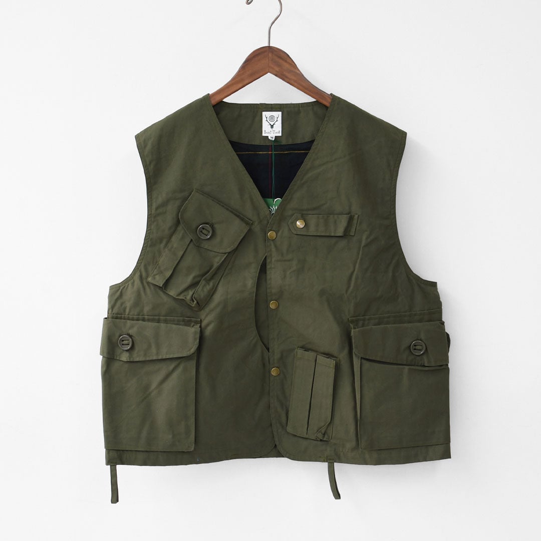 SOUTH2 WEST8 [サウスツーウエストエイト] Tenkara Vest - Waxed