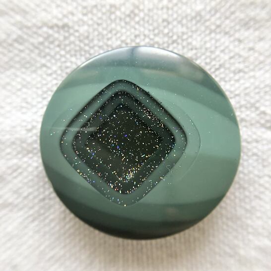 スクエアグラデーション×グリーン 28㎜