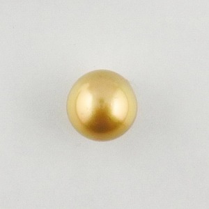 ゴールドパールタイピン(白蝶真珠9.9㎜　石垣島産)