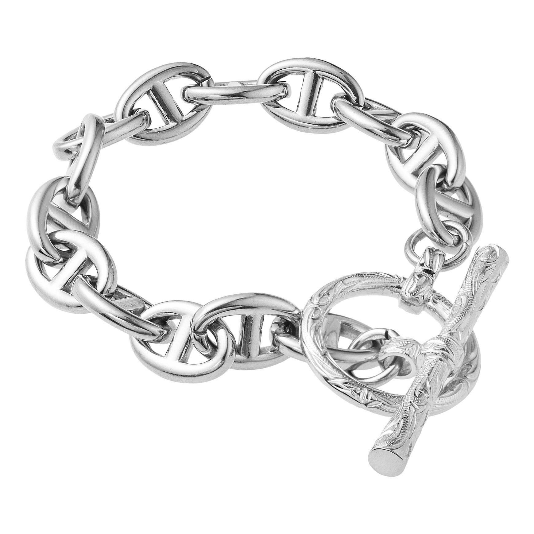 316L Hawaiian Anchor Chain Mantel Bracelet CL-B004