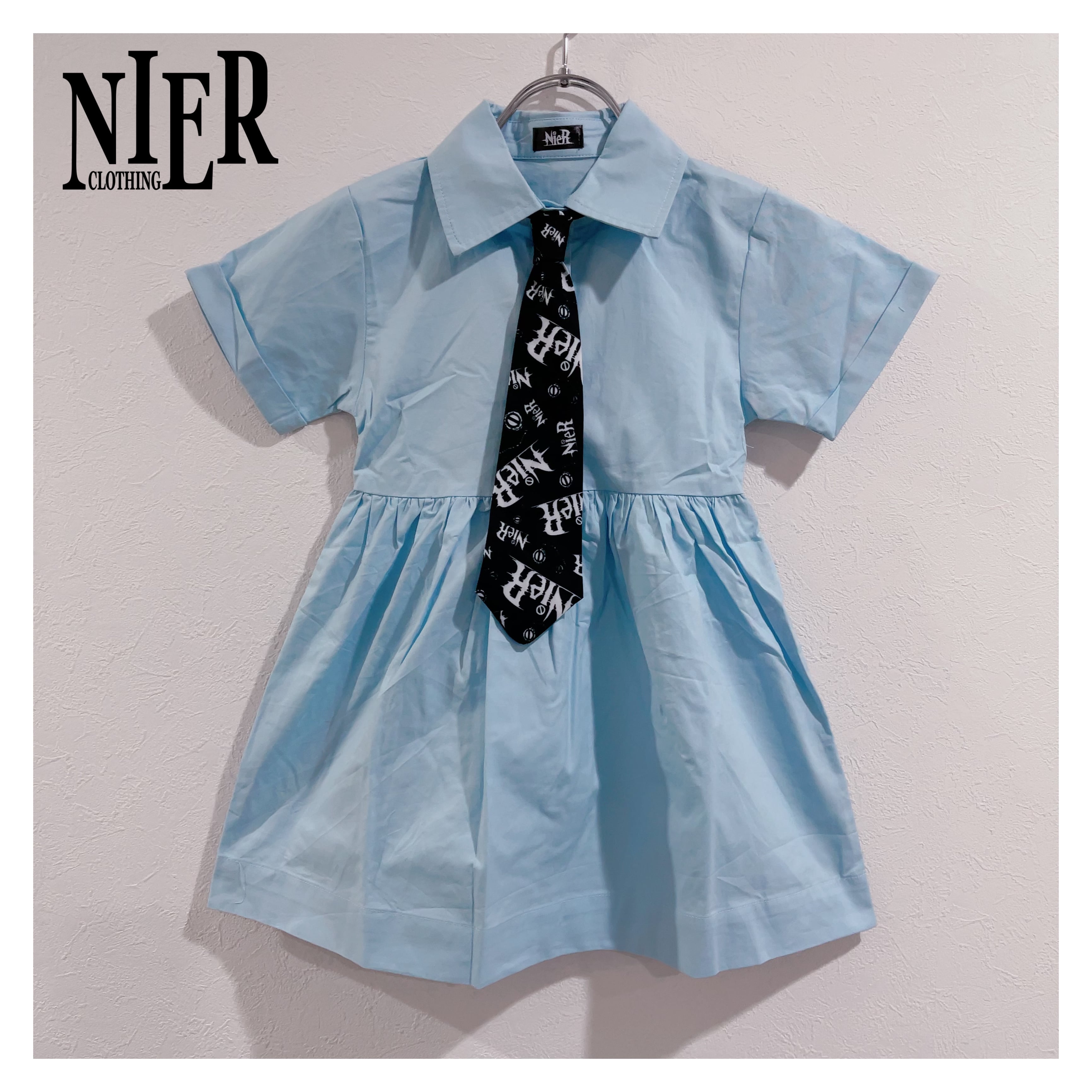 Kids ネクタイ付き シャツワンピース 90 1cm 50点限定商品 Nier