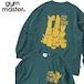 gym master ジムマスター 10.3oz サボテン スウェット ビッグTEE Stay Bright ワイドシルエット 長袖Tシャツ メンズ レディース コットン100% LOVE&PEACE G821726 グリーン