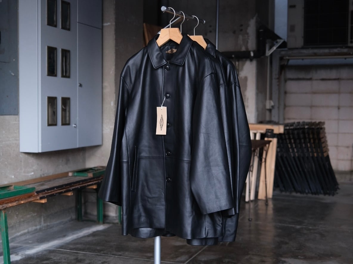 AWESOME LEATHER”ZIP SHORT JACKET” | Lapel online store