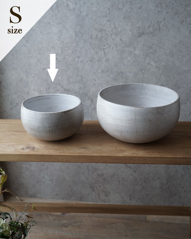 陶器植木鉢　ジュラグレイ　Φ18cm（底穴あり）