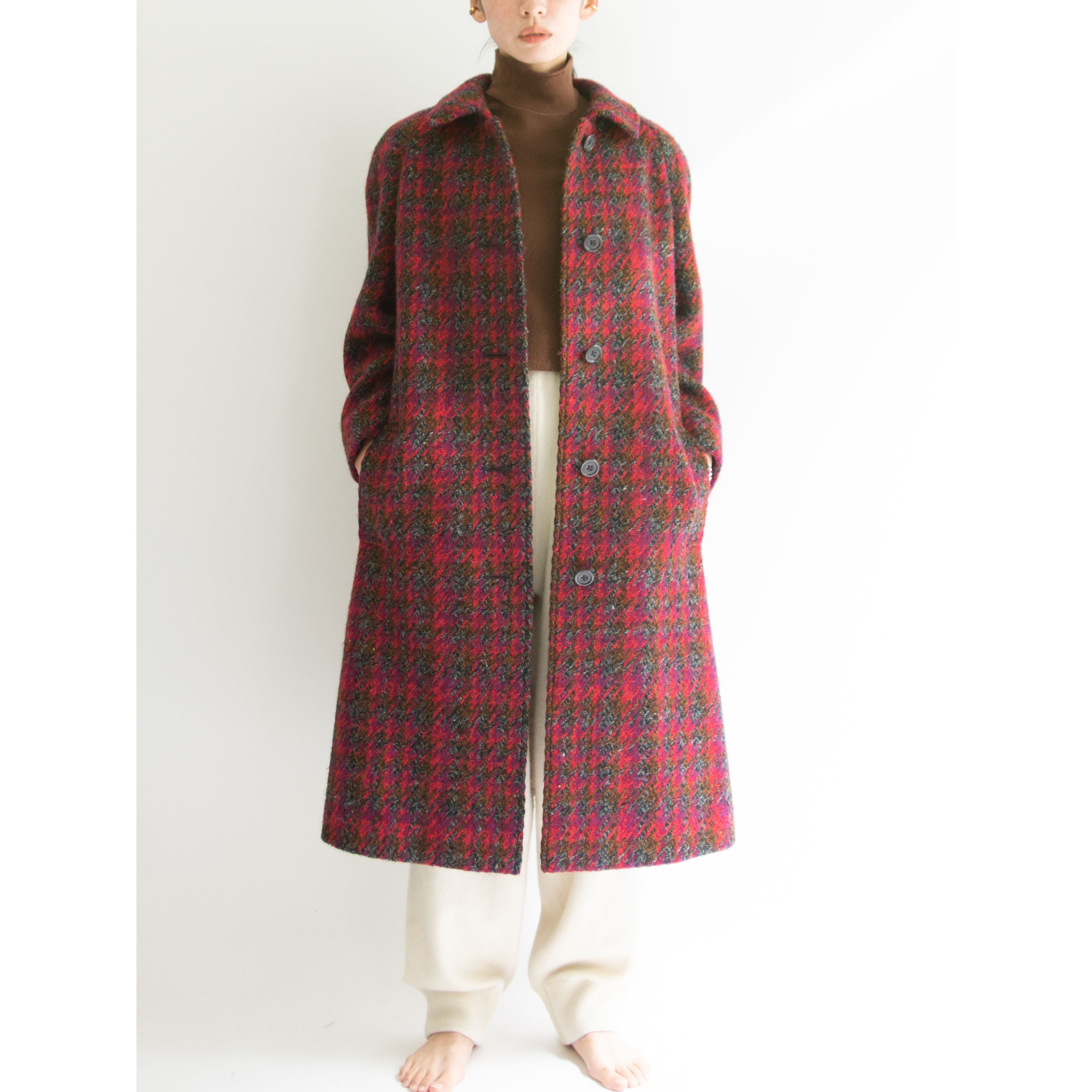 Aquascutum】Made in England 100% Wool Tweed Long Coat（アクア ...