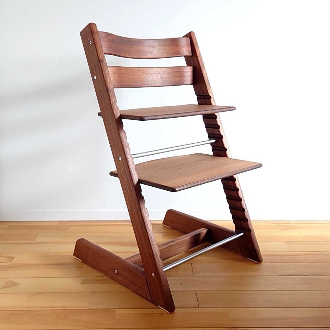 ノルウェーSTOKKE TRIP TRAP/トリップトラップ Exclusive Wood Collection 40周年限定モデル  アメリカンウォールナット仕様 美品 | coshiki