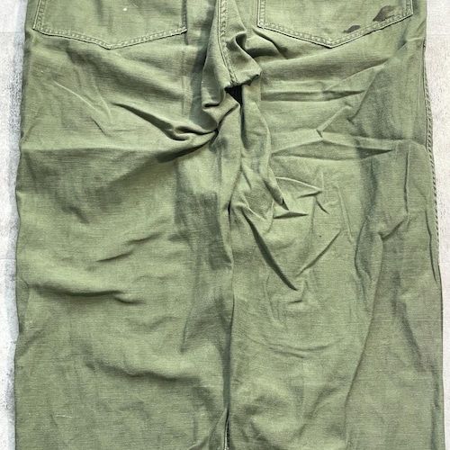 60-70s アメリカ軍 実物 OG107 ベイカーパンツ 36/31 詳細写真13