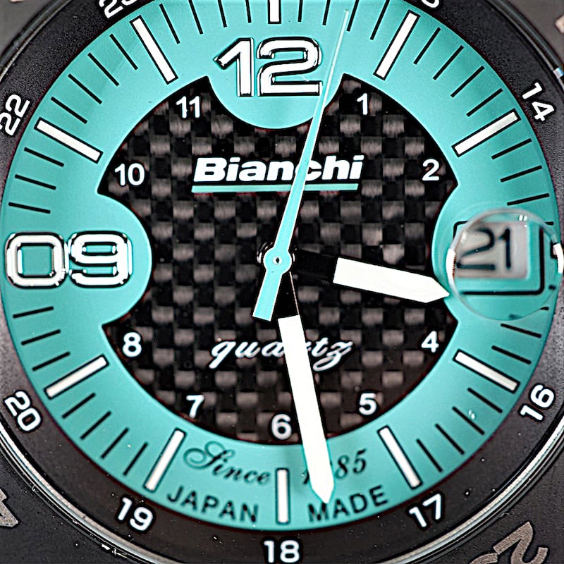 Bianchi　Original Divers Watch　SCUBA TX （ブラック×チェレステ）