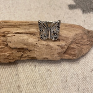 MEXICAN TAXCO  SILVER  Mariposa ring メキシカン　タスコ　シルバー　マリポーサ　リング