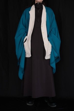 VINTAGE / "Turquoise Blue" Light Cape