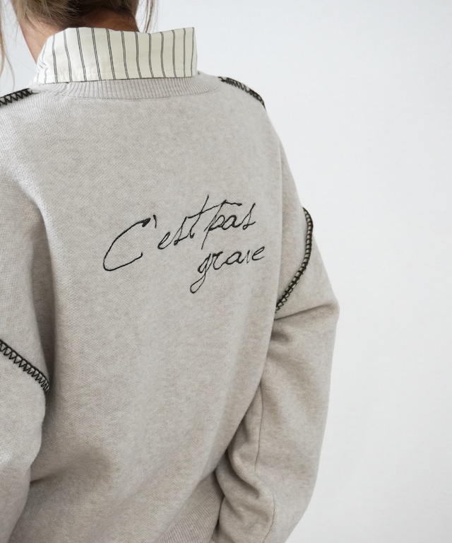 配色ステッチロゴ刺繍PO　5673004（1225）