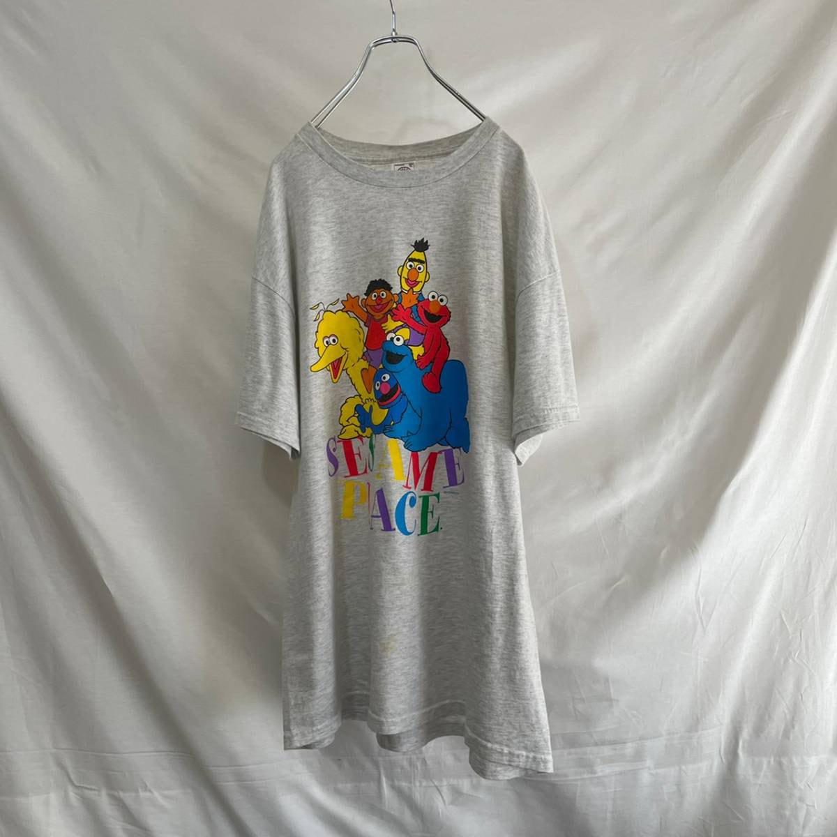 セサミストリート エルモ キャラクターT プリントT Tシャツ 半袖