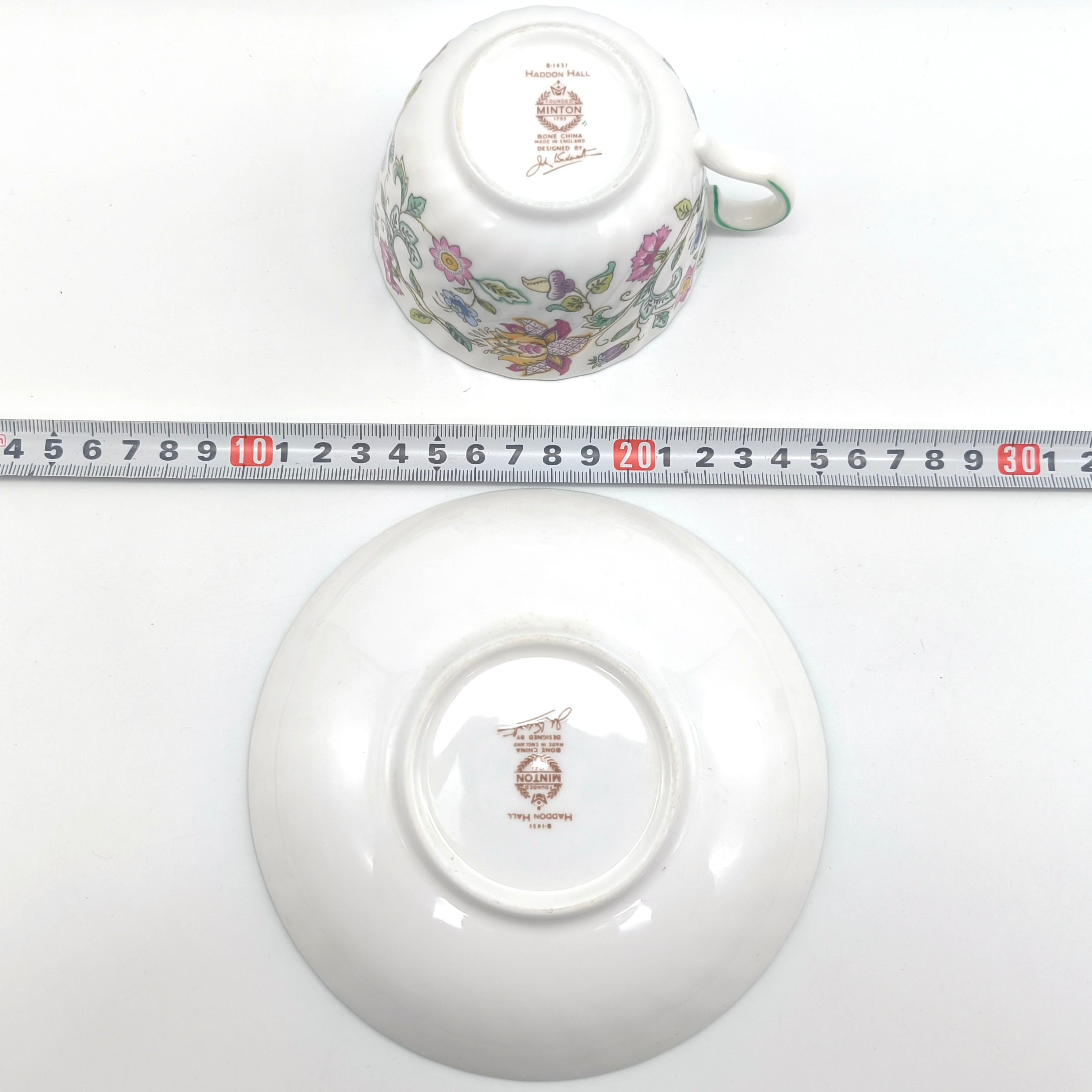MINTON(ミントン)・ティーカップ・ソーサー・洋食器・No.260227-03