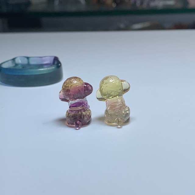 01.可愛いフローライトトイプードルセット